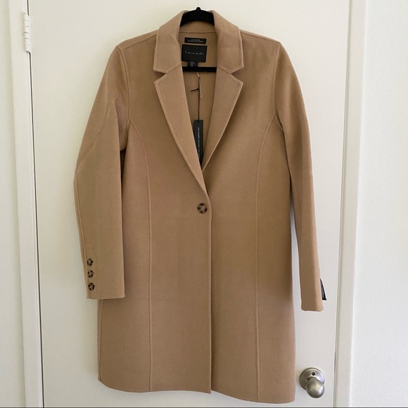 Luxe wool cashmere blend camel coat - Picture 7 of 7